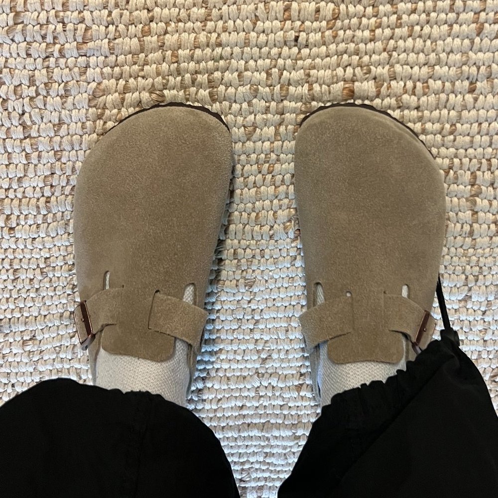 Birkenstock Boston Soft Footbed | Taupe | Size 37